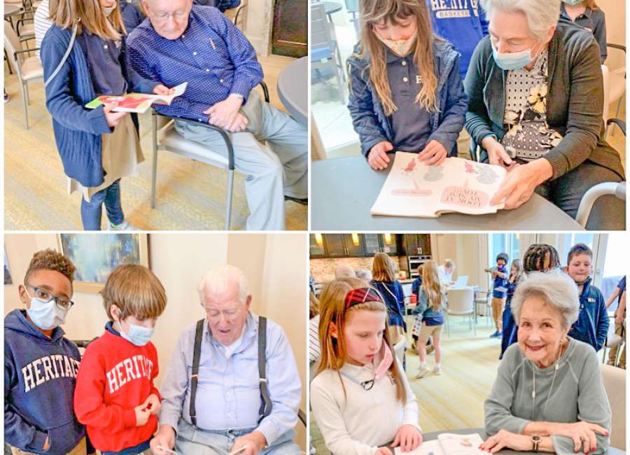 First graders form friendships at Westhill Retirement Community