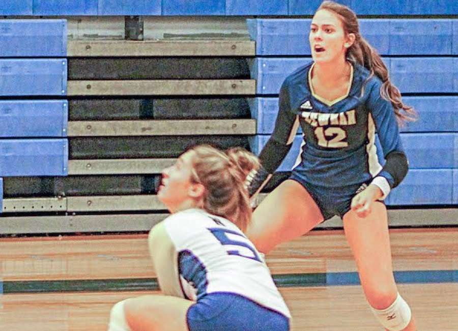 Former Cougars volleyball pair participates in postseason