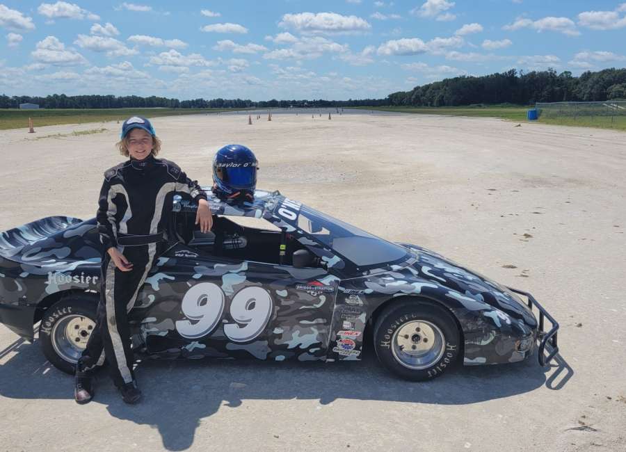 From Grantville to the front: Baylor O’Neil wins state racing championship