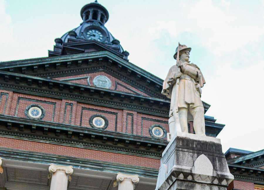 Georgia Supreme Court takes up right to sue over removal of Confederate monuments