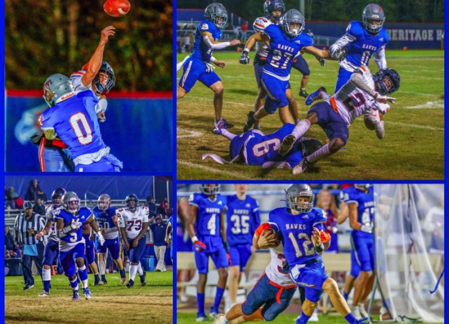 Hawks advance with a 36-6 victory