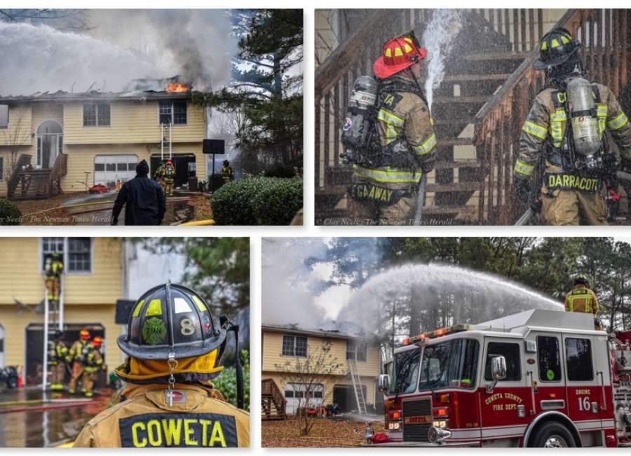 House fire displaces west Coweta family