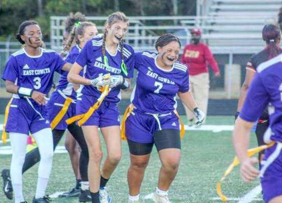 Lady Indians capture area flag football championship