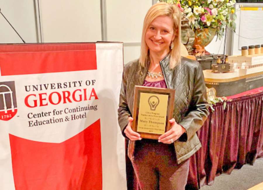 Thompson honored at GAGC convention