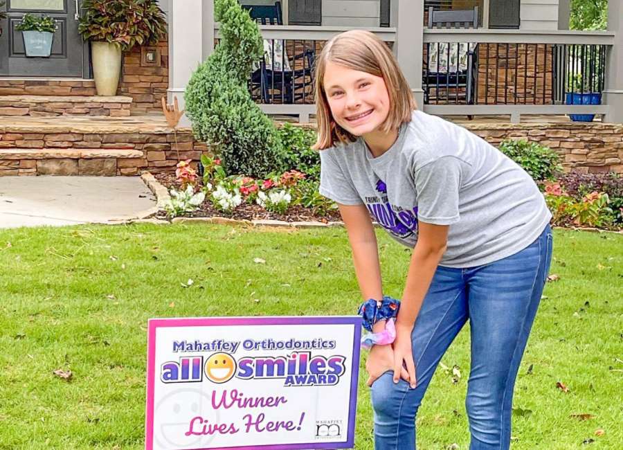 Trinity student named in Mahaffey Orthodontics All Smiles Award