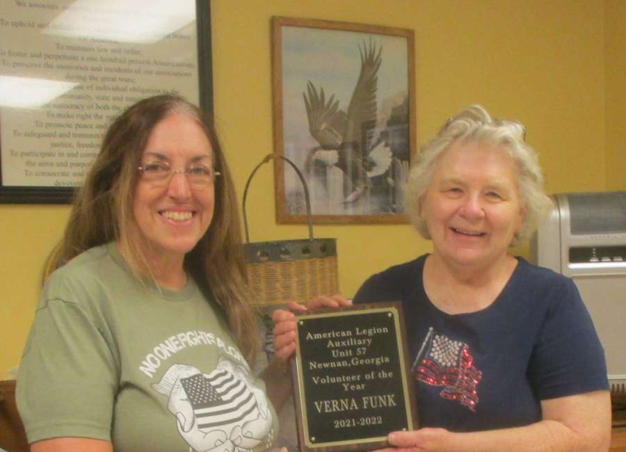 Verna Funk named American Legion Volunteer of the Year