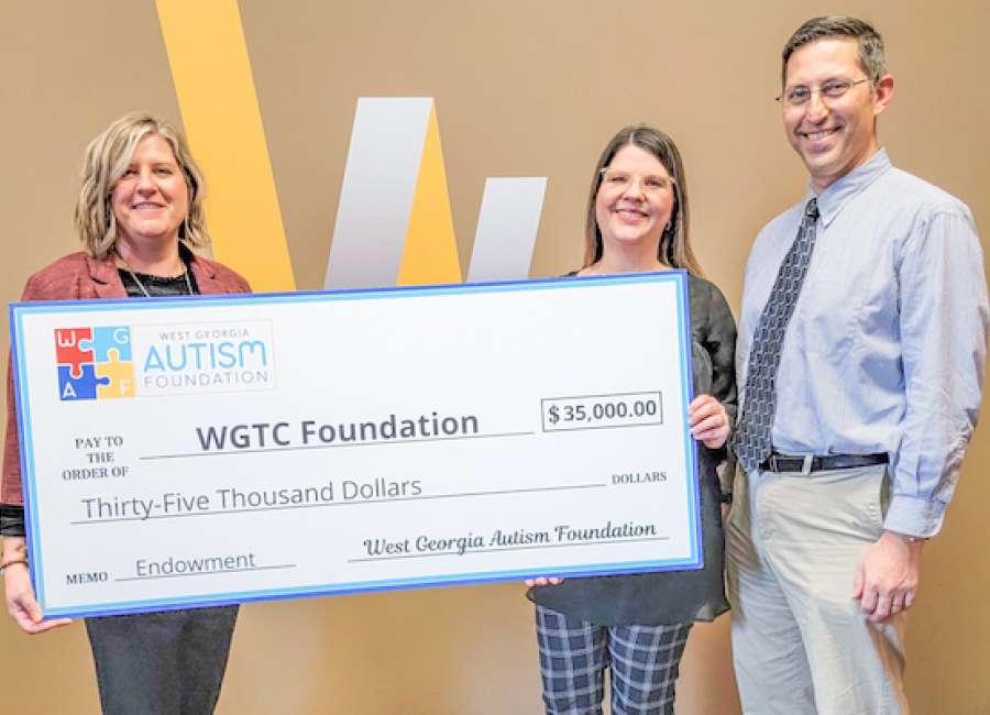West Georgia Autism Foundation funds endowment at WGTC