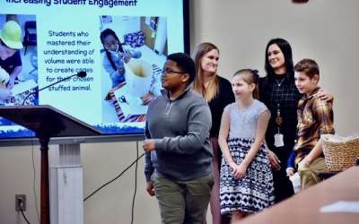 Western students present details of math project to BOE