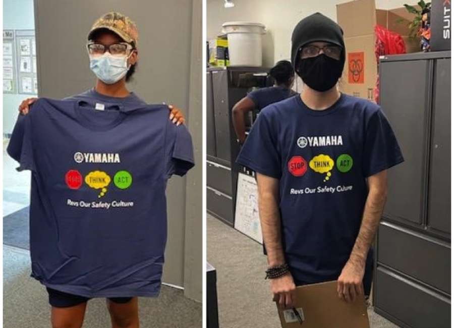 Yamaha celebrates workplace safety and its environmental impact
